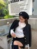 Suéter Fenafu Suéter de Tricô Feminino Outono e Inverno Gola Alta Meia Camisa Básica Versátil Estilo Ocidental Manga Longa Camada Interna Slim Fit para Mulheres