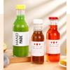 Nueva Botella de Jugo Transparente Engrosada 500ml Botella de Bebida Botella de Vino de Frutas Botella de Yogurt Botella de Enzimas Caseras Puede Usarse como un Logotipo