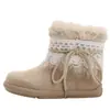 Zapatos de Algodón con Suela Gruesa de Terciopelo Estilo Millennial para Mujer 2025 Nuevo Zapatos de Invierno de Una Pierna para Mujer Resistentes al Frío y Cálidos Botas de Nieve