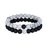 Pulseira de zircônia microincrustada com estilo de comércio exterior, joia de cobre com caveira, pulseira masculina com coroa, AliExpress