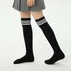 ZYZ calcetines para niños al por mayor doble aguja barras paralelas algodón calcetines para niños y niñas estilo universitario color sólido calcetines hasta la pantorrilla para estudiantes