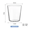 Vaso de Whiskey Ultra Delgado de Alto Borosilicato, Vaso Mezclador Específico para Bar, Vaso de Cerveza de Gran Capacidad, Vaso de Tubo Recto, Vaso Simple con Borde Invertido
