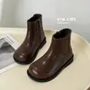 Liquidação: Botas Infantis Outono e Inverno, Botas Martin, Botas de Cano Curto
