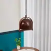 Lustre de Vidro Vintage Estilo Americano Digya Estilo Moderno Minimalista Wabi-Sabi Sala de Jantar Balcão de Bar Quarto Lustre Ajustável