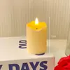 Procesamiento y Personalización de Velas LED Simuladas con Diseño de Bala Ondulada para Decoración de Ambiente de Bodas y Cumpleaños Pequeños Adornos