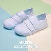 Zapatos de lona blancos para niños niñas zapatos blancos pequeños para niños zapatos de actuación para estudiantes zapatos blancos de actuación jardín de infantes primavera y otoño verano