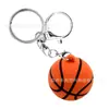 Llavero creativo 3D tridimensional de apilamiento de baloncesto transfronterizo, llavero de apilamiento de dibujos animados, accesorio con colgante de abeja