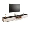Mueble de TV para sala de estar, apartamento pequeño, lujo ligero, sensación de alta gama, uso doméstico, nuevo modelo 2025, combinación de mesa de centro con almacenamiento y mueble de TV