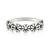 Cao Shi Anillo Elegante de Flor Retro Francés para Mujer Transfronterizo Japonés y Coreano Anillo Natural Anillo de Cola para Mujer Accesorios Combinables