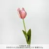 Tulipán 3D Tacto Realista Hidratante Gama Alta Flores Artificiales Flores Falsas Arreglo de Piso Arreglo Floral Decoración de Sala de Estar Accesorio para Fotos Ramo