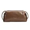 Bolso de Textura de Alta Calidad para Mujer 2023 Nuevo Moderno Correa Ancha para el Hombro Bolso Almohada Color Sólido Simple Versátil Bolso de Hombro Cruzado