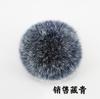 Llavero con colgante de bola de pelo de conejo Rex de imitación de 8 cm, venta al por mayor de fábrica, para bolso de piel de mujer, accesorios para coche