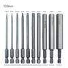 10 peças magnéticas 100 mm / 50 mm de comprimento cabeça sextavada cabeça de alça hexagonal