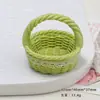 Acessórios de Resina DIY Desenho Animado, Cesta de Flores de Renda Grande, Grampo de Cabelo de Cola Creme, Enfeites em Miniatura, Fivela de Sapato, Chaveiro