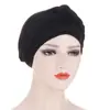 Amazon Sombrero Turbante Suave Trenzado Lateral Multicolor Gorro para Quimioterapia Nuevo Modelo Transfronterizo