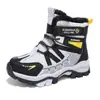 Zapatos de Algodón para Exteriores para Niños Botas de Nieve Invierno Más Terciopelo Más Grueso Cálido Para Niños Esquí al Aire Libre A Prueba de Frío Botas para Niños