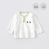 Roupas de bebê, camisetas de manga comprida para bebês, novas blusas casuais de primavera e outono para meninos e meninas, roupas infantis