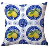 Funda de almohada geométrica de verano de limón para Amazon transfronterizo, tela para el hogar, funda de cojín para sofá, venta directa de fábrica