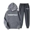 Traje deportivo de hombre Traje deportivo Traje de pareja Sudadera con capucha ESSENTIALS de hombre Sudadera con capucha de comercio exterior Traje de mujer