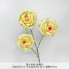 Rosas Simuladas de Montaña Nevada, Flores Artificiales con Acabado de Alta Gama, Productos Terminados para Decoraciones de Bodas, Decoraciones de Sala de Estar, Arreglos Florales, Flores de Plástico