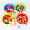 Vasos de Pigmento para Pintar de Niños de Jardín de Infancia Suministros de Arte para Estudiantes de Primaria Paleta de Plástico Tazón para Mezclar Colores Acuarela Gouache Plato para Porcionar