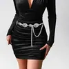 Corrente de Cintura de Metal Esculpido Exagerada Retrô Europeia e Americana, Estilo Étnico, Moda de Alto Padrão, Versátil, Acessório de Vestido Vintage, Ornamento de Cintura