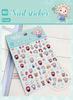 Adesivos de Unha 5D Disney para Crianças Estilo Princesa Adesivos Fofos de Nail Art Estilo Ins Decorações de Unha Frescas e Simples