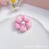 Acessórios de Flor de Algodão Preenchidos com Tecido, Flores de Cinco Pétalas com Bolinhas, Acessórios de Cabelo Feitos à Mão, Acessórios de Vestuário, Buquês, Presentes, Acessórios Decorativos