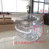 Reina del Arte Creativo Transparente Influencer Estilo Ins Sofá Fabricante Europeo Venta Directa Silla Individual Inflable Accesorios de Fotografía