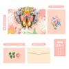 Nueva Tarjeta de Felicitación Tridimensional de Mariposa Lista para Usar Venta al por Mayor Regalo para el Día del Maestro Tarjeta de Felicitación de Cumpleaños Transfronteriza Tarjeta Pequeña de Gama Alta