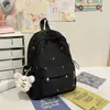 Mochila Escolar Versátil Estilo Coreano para Estudiantes de Secundaria y Preparatoria Femeninas, Fresca y Linda, Gran Capacidad, Linda Mochila de Doble Hombro para Viajes para Estudiantes Universitarios