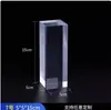 Coluna Quadrada Transparente de Cristal Base de Cristal Modelo de Brinquedo Suporte de Exibição de Cosméticos Base de Exibição de Joias Ornatos