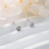 Pendientes Nalan Foot de plata 999 con un toque fresco y dulce, diseño de nicho, personalizados y sencillos, de rosa, M06022
