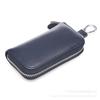 Bolso para llaves de cuero con cremallera para hombre, bolso multifunción para llaves de coche, bolso para llaves de negocios para mujer, fabricantes personalizados