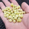 Cuentas de Ábaco de Jade Amarillo, Cuentas Sueltas de Jade, Separadores de Cuarcita de Jade Beige, Broches de Jade, Cuentas de Ábaco, Accesorios para Joyería, Cuentas Hechas a Mano