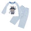 Pijama Infantil Feminino Primavera e Outono Manga Longa Conjunto Infantil Quente Desenho Animado Fofo Menina Bebê Roupas de Casa Outono