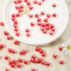 Accesorios de joyería de cerámica de Jingdezhen, pequeñas cuentas de amor, cuentas sueltas, cuentas de agujeros grandes, bricolaje, hecho a mano, hecho en casa, estudiante femenina