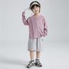 Camiseta de Manga Larga Protectora del Sol de Algodón con Diseño de Copo de Nieve para Niños, Nueva de Verano 2026 de Haima, Tejido Delgado de Verano, Color Sólido para Niños Mayores