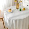 Mantel estilo Ins blanco grueso que combina con todo, para dormitorio, tocador, a prueba de polvo, para fotografía, fondo de mesa de picnic y postres.