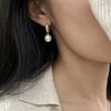 Aretes de Rombos con Perlas, Aretes de Perlas Sencillos, Únicos y Elegantes, Estilo Minimalista de Nicho, Aretes Nuevos para Mujer