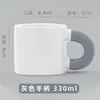 Taza Chubby Colorida con Asa Grande y Diseño de Logo Personalizado, Taza de Cerámica Grande de Capacidad con Diseño Cultural y Creativo de Empresa como Recuerdo