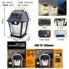 Lámpara Solar Pequeña para Casa Exterior, Lámpara de Pared con Sensor de Tungsteno Luz Cálida, Lámpara de Pared Impermeable para Patio, Villa, Jardín