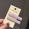 Pin lateral de lunares estilo coreano, pin para flequillo sin costuras estilo dopamina, pasador lindo para recoger el cabello, accesorio para el cabello