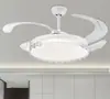 Novo Modelo de Luminária Ventilador para Comércio Exterior, Luminária Ventilador Invisível para Sala de Estar, Quarto e Sala de Jantar, Luminária Ventilador de Teto Inteligente Moderna e Elegante