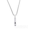 Tendencia de calle ins europea y americana silbato de botella disco colgante para soplar collar de hip-hop para hombres y mujeres accesorios de ropa