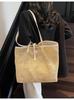Bolso de gran capacidad tejido de paja versión coreana transfronteriza 2025 primavera nuevo bolso tejido estilo extranjero vacaciones hombro tote