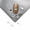 Pacote inteiro de 1440 peças atacado branco plana em forma especial diamante super brilhante pequena gota de chuva prego diamante jóias quadrado amor strass