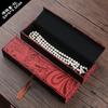 [Caja de borlas de anacardo] Caja de regalo de cuentas de alta calidad Caja de brocado Colección general de cáñamo Caja para pulseras fábrica