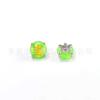 Pendientes de Titanio F136 de Fondo Plano con Garras y Ópalo Aurora G23 Aleación de Titanio Joyería para Piercings Clavos para Hélix Clavos para Cartílago
