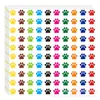 120 Pegatinas Mini Huella de Pata de Cachorro Pegatinas de Etiqueta Souvenir para Estudiantes Álbum Pegatina de Recompensa para Maestro de Jardín de Infancia Decoración